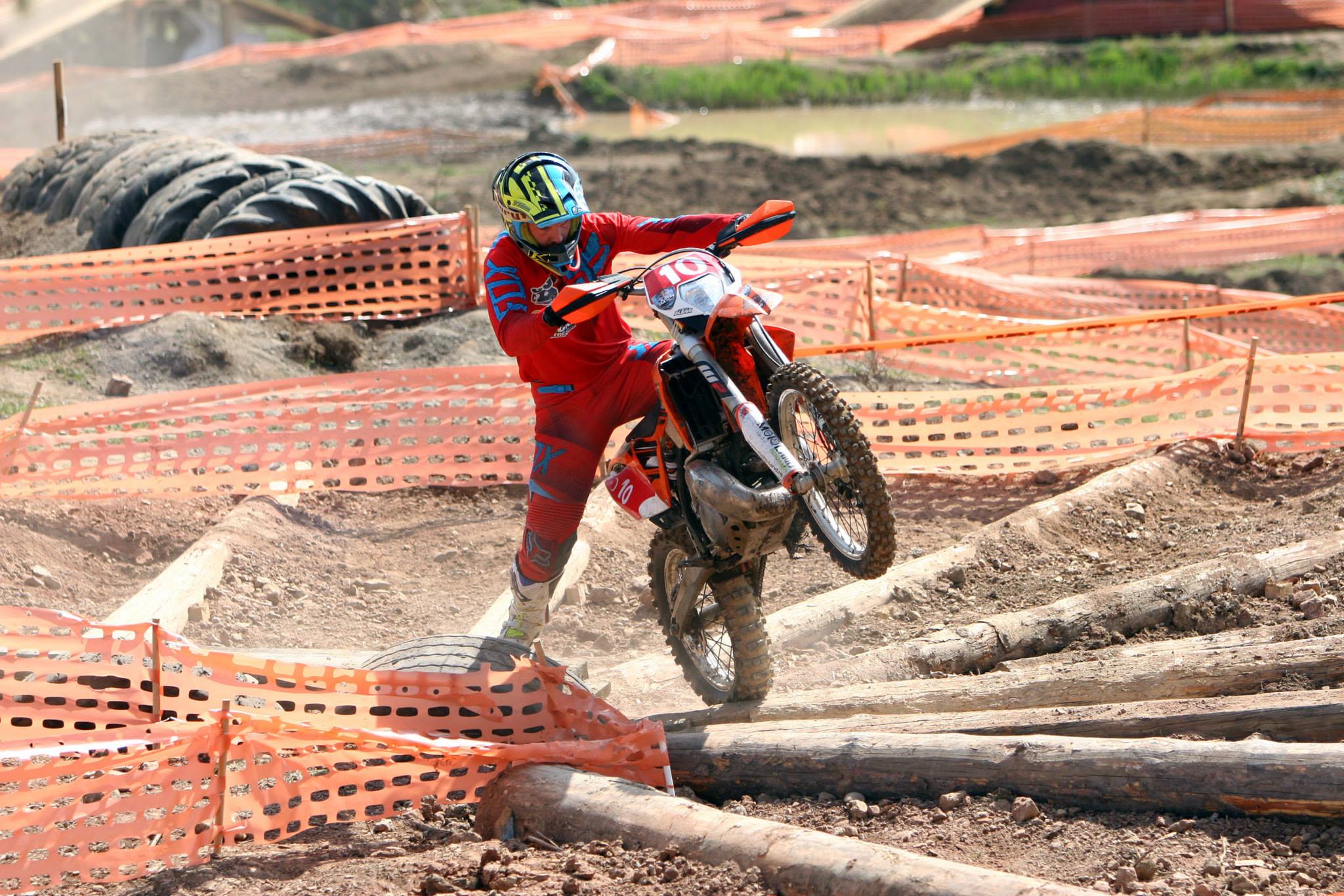 Andy Noakley In The Supertest Of Est European Enduro Championship In Turkey