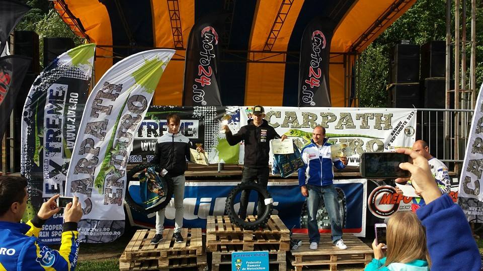 Robert Szakacs - Masterbike - Podium Clasa Pro De La Carpath Enduro 2015 1. Robert Szakacs 2.Zsolt Varga 3. Stefan Popescu.