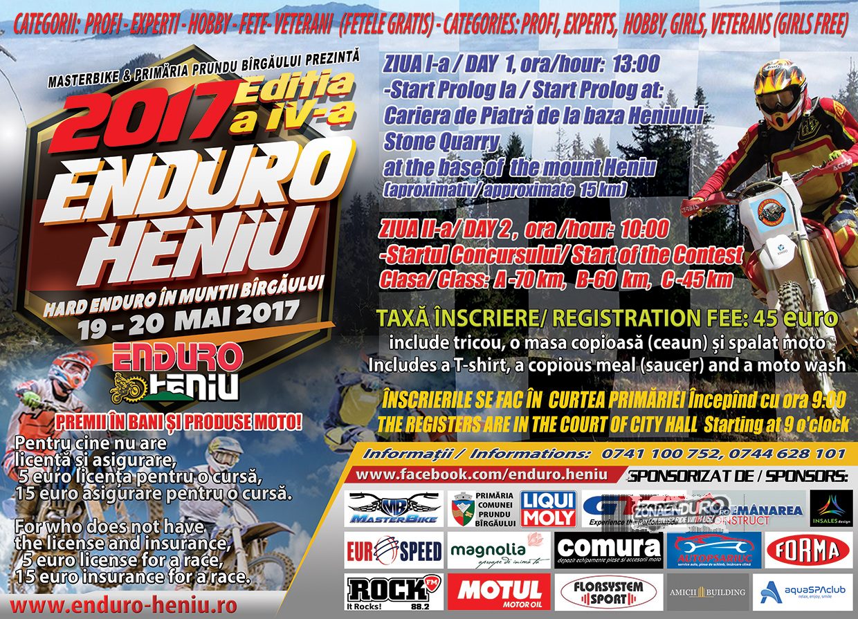 Design Enduro Heniu 2017 Orizontal3 Master Bike Cluj, Echipa Dominanta La Enduro Panorama 9
