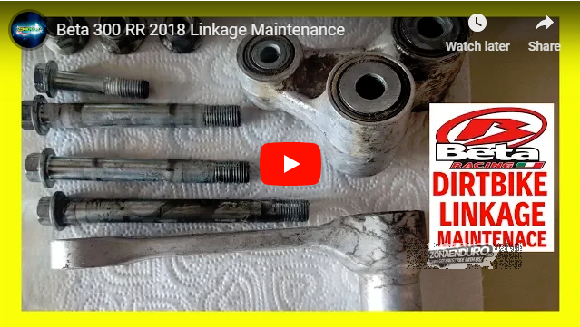 VIDEO. Linkage Maintenance Tips - Beta 300 RR Racing 2018