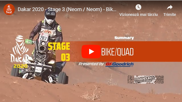 VIDEO. Dakar 2020 - Stage 3