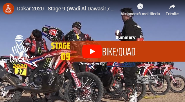 VIDEO. Dakar 2020 - Stage 9