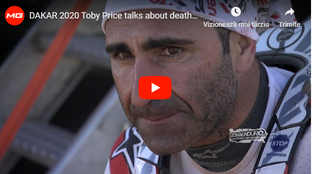 VIDEO. Toby Price talks about the death of Portuguese motorcycle rider Paulo Gonçalves in Dakar