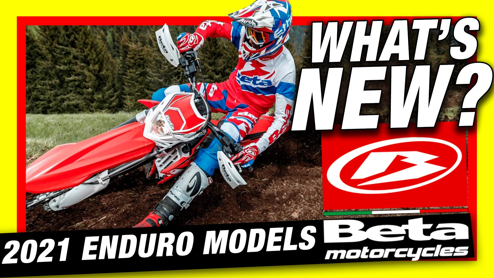 The Red Enduro is back, in better shape than ever! Beta 2021 Enduro Model Range.