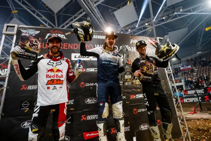 100279 Podium Superenduro 2022 Rnd1 6137 Zonaenduro Billy Bolt Dominates Superenduro Opener In Poland! Colton Haaker Takes Third Overall