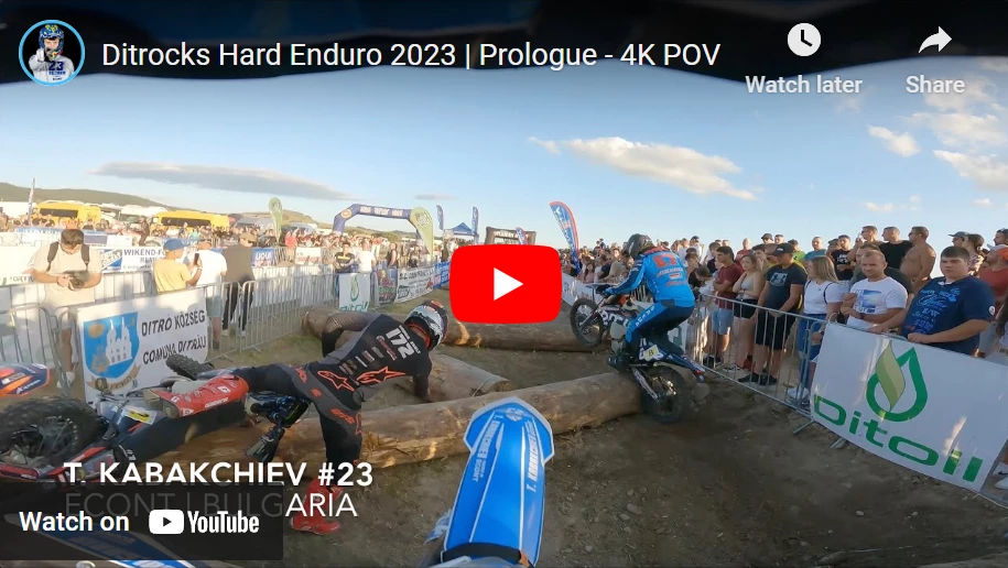 VIDEO. Teodor Kabakchiev's Prologue Run |  Ditrocks Hard Enduro 2023