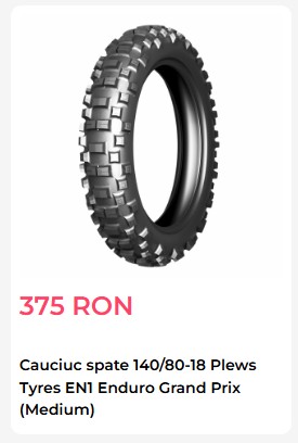 Eggcelerate 2025 – Cadouri Pe Loc Și Reduceri Surpriză De La Nordica Moto! 15 Cauciuc spate 14080 18 Plews Tyres EN1 Enduro Grand Prix Medium Eggcelerate 2025 – Cadouri pe loc și reduceri surpriză de la Nordica Moto!