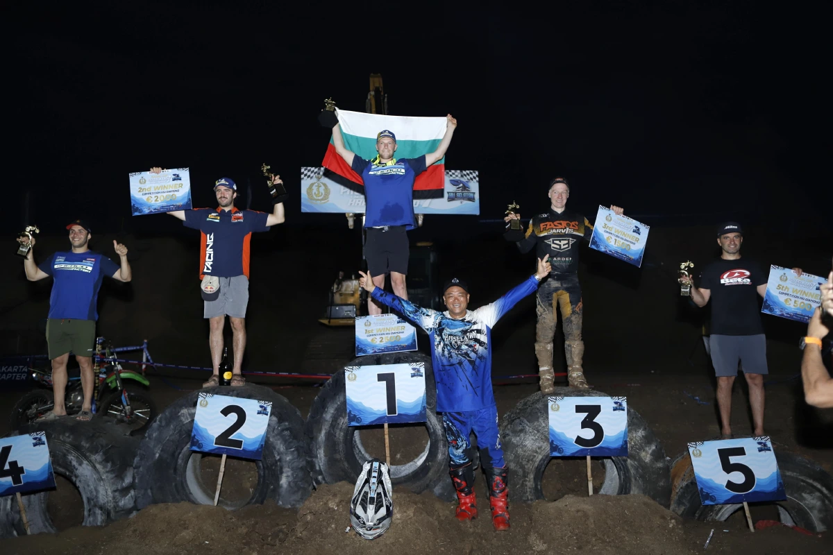 Hiu Selatan Hard Enduro Podium 2025 Zona Enduro Teodor Kabakchiev won the Hiu Selatan Hard Enduro Race in Indonesia