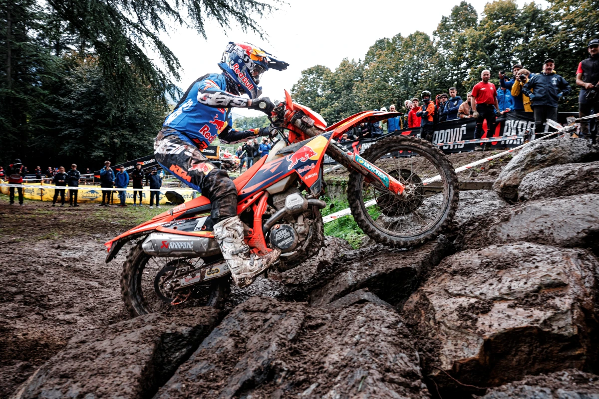 Josep Garcia Red Bull KTM Factory Racing EnduroGP of Italy 2 Zona Enduro Josep Garcia Crowned 2025 Enduro1 World Champion in Italy