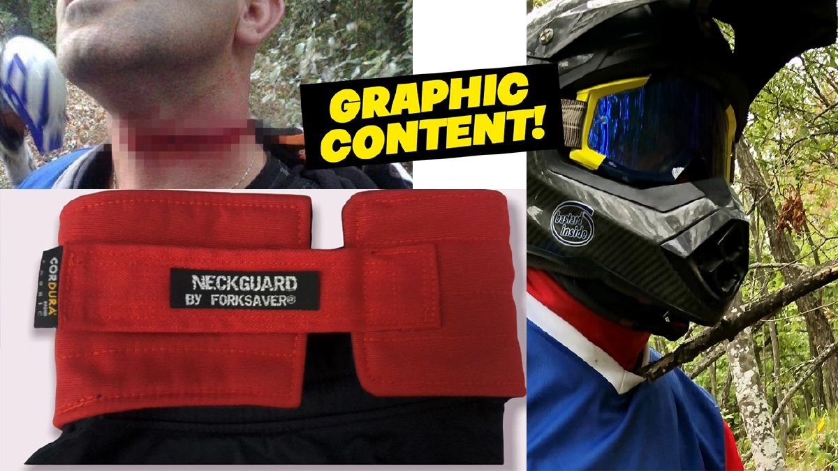 Enduro Neckguard against pucture and wires Zona Enduro NECKGUARD FORKSAVER – Because Wires Shouldn’t Decide Your Ride