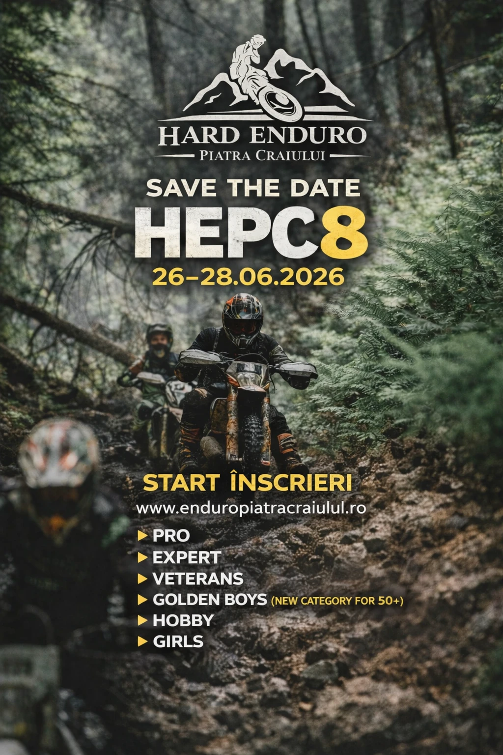 Hard Enduro Piatra Craiului 2026 Zona Enduro 1 Hepc8 Hard Enduro Piatra Craiului Returns, Now Listed In Hard Enduro World Ranking!