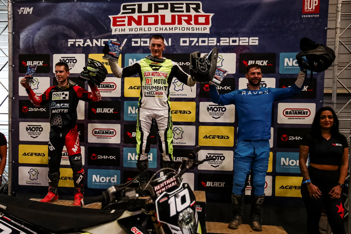 Podium Europe Cup Zona Enduro Toby Shaw Crowned Junior World Champion As Wojtek Walczak Took The Youth Superenduro Title. Eric Miquel Secures Europe Cup Series.