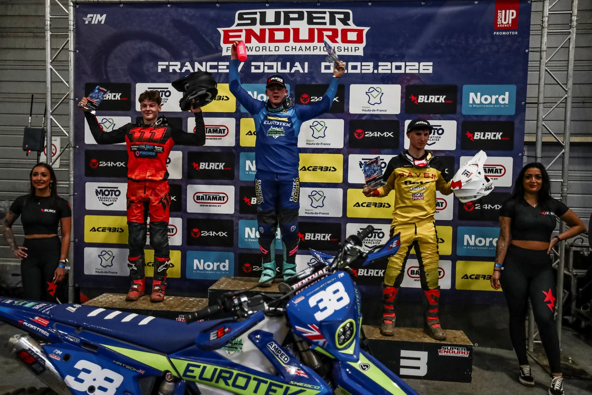 Podium Youth Zona Enduro Toby Shaw Crowned Junior World Champion As Wojtek Walczak Took The Youth Superenduro Title. Eric Miquel Secures Europe Cup Series.