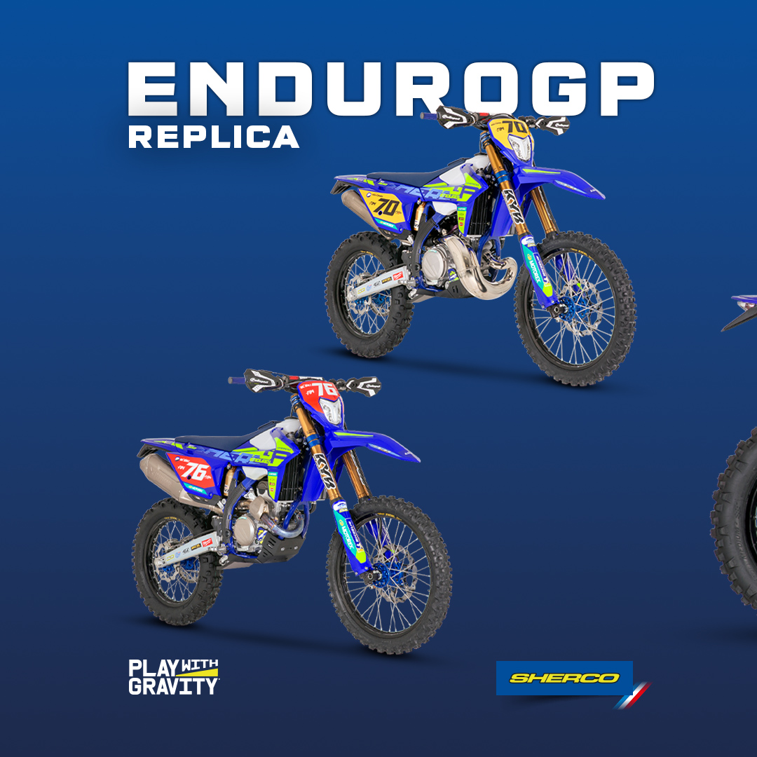 1 Sherco Unveils Endurogp Replica Models Inspired By Holcombe And Macdonald