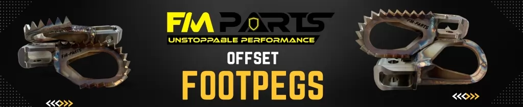 Offset Footpegs - FM PARTS