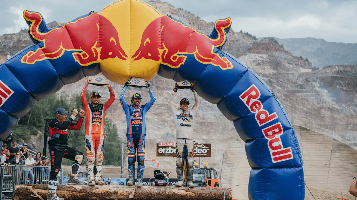 Erzbergrodeo Podium 2026 Mario Roman Trystan Hart Manuel Lettenbichler Zonaenduro Mario Roman Puts Plews Tyres On The Erzbergrodeo Podium As Moore Stuns On Debut
