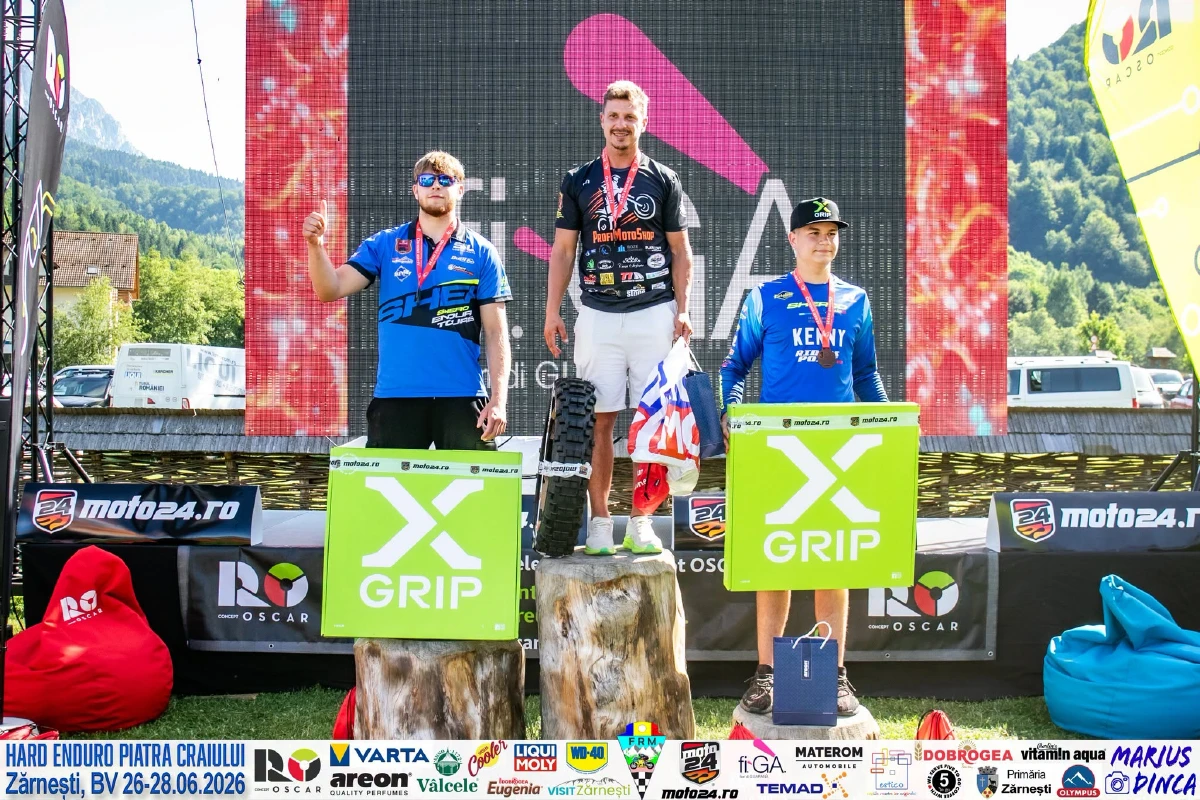 Hard Enduro Piatra Craiului 2026 Podium Hobby Zona Enduro David Cyprian Stops Norbi’s Winning Streak At Hard Enduro Piatra Craiului 2026