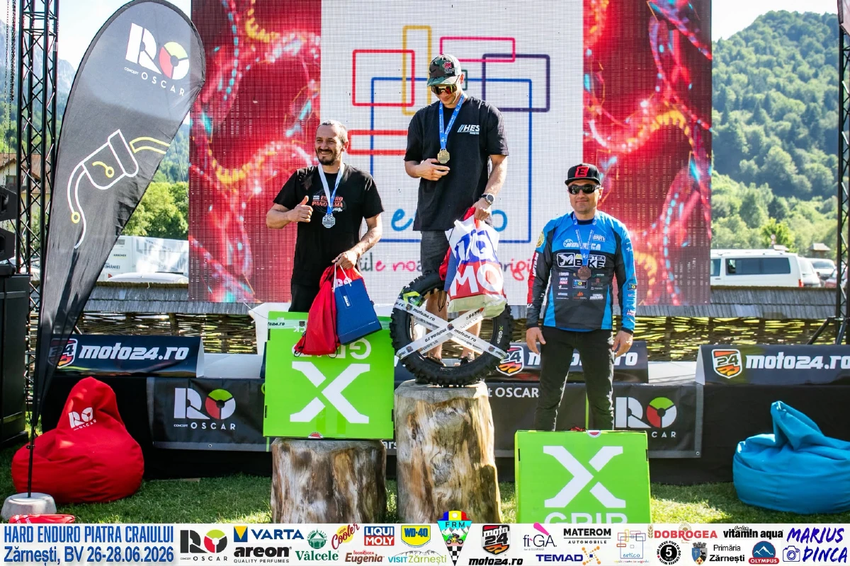 Hard Enduro Piatra Craiului 2026 Podium Veteran Zona Enduro David Cyprian Stops Norbi’s Winning Streak At Hard Enduro Piatra Craiului 2026