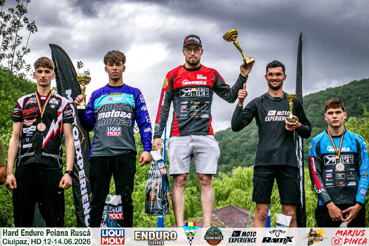 Hard Enduro Poiana Rusca 2026 Frm.ro Podium Expert Zonaenduro Hepr 26: Jozsa Norbert Levente Wins The Race On The Final Day, Maria Grigoraș Makes History In Hobby