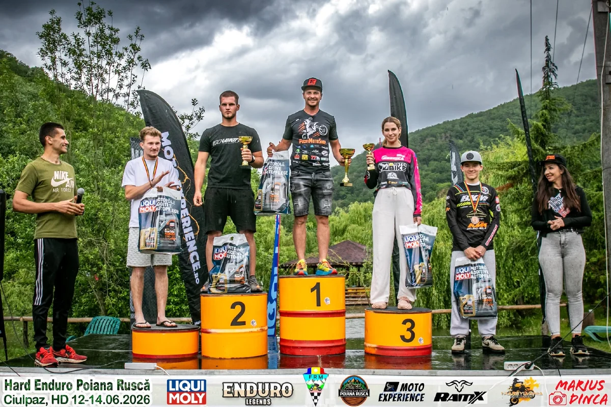 Hard Enduro Poiana Rusca 2026 Frm.ro Podium Hobby Zonaenduro Hepr 26: Jozsa Norbert Levente Wins The Race On The Final Day, Maria Grigoraș Makes History In Hobby