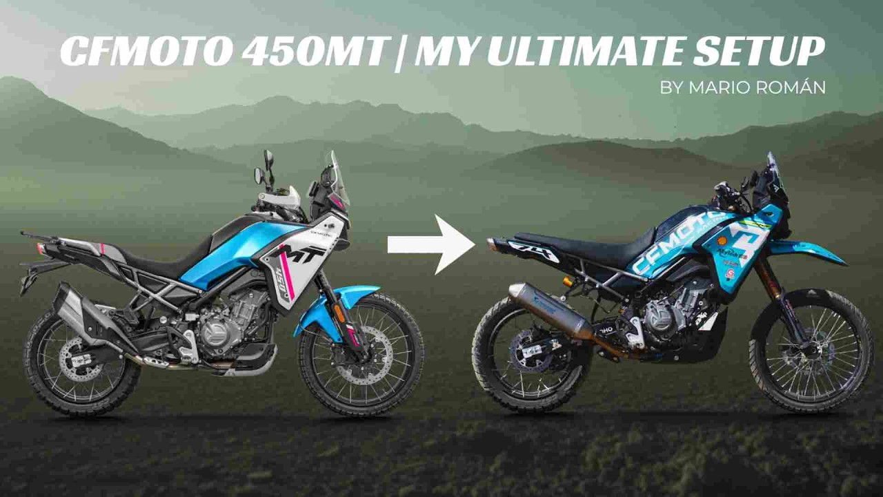 VIDEO. Mario Roman CFMOTO 450MT Bike Setup for RedBull Romaniacs